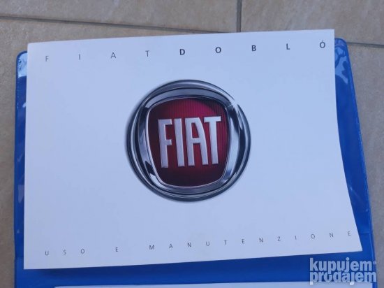 Uputsvo za upotrebu Fiat Doblo novi