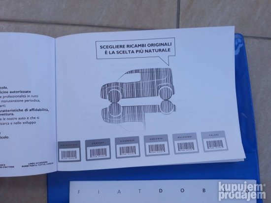 Uputsvo za upotrebu Fiat Doblo novi