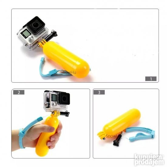 Plutajuca Bova za Vodu za Akcionu GoPro Kameru
