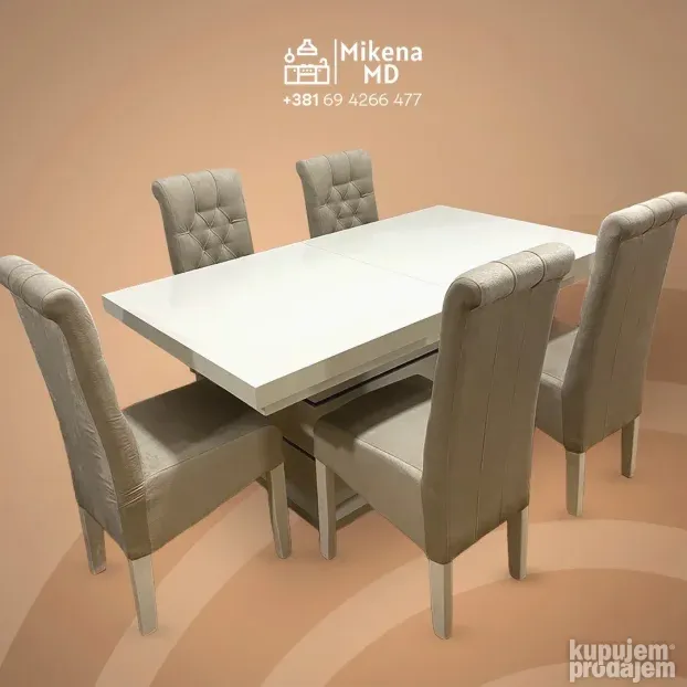 Trpezarijski sto i stolice 7