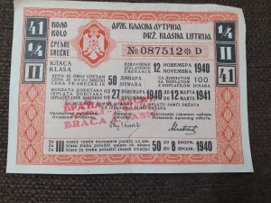 Državna klasna lutrija 1940