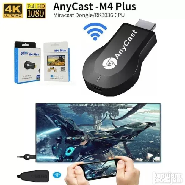AnyCast M4 MiraCast - Wi-Fi HDMI