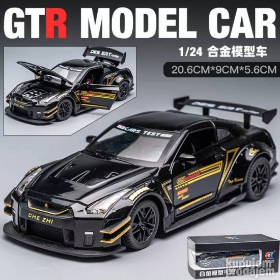 Nissan GTR metalni crni autić