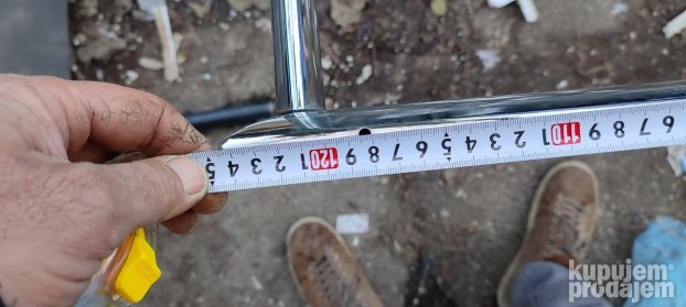 kostur sa 4 nogare niklov. od trpezarijskog stola sa staklom