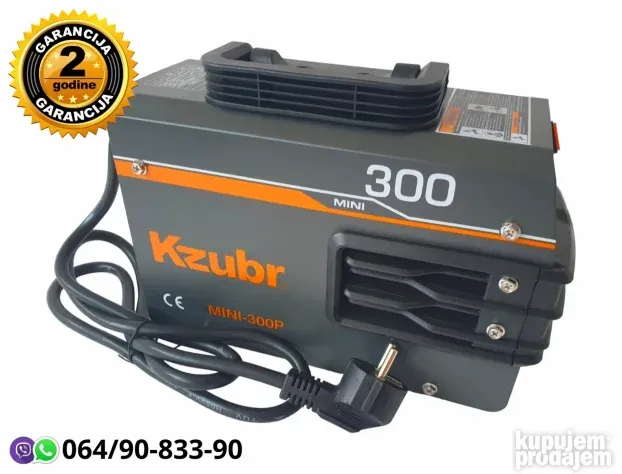 Aparat za varenje KZUBR 300A - MINI-300P - 2 GOD GARANCIJE