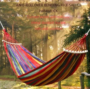 Viseća  Ležaljka Sa drvenim ojacanjem  i TORBICOM Hammock