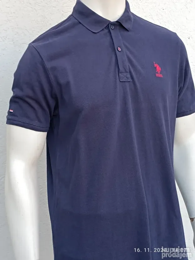 US POLO ASSN Ralph Lauren teget majica vel XL