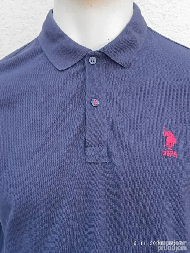 US POLO ASSN Ralph Lauren teget majica vel XL