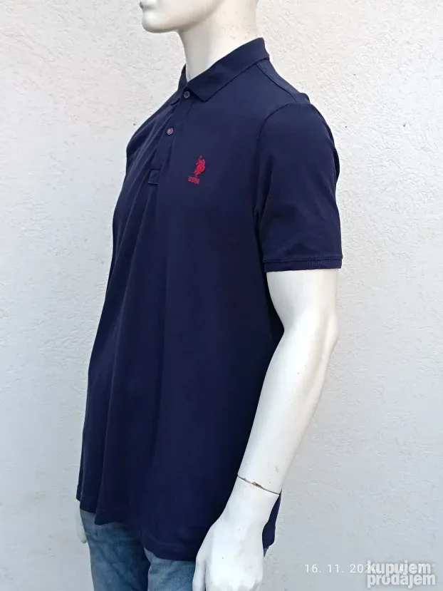 US POLO ASSN Ralph Lauren teget majica vel XL