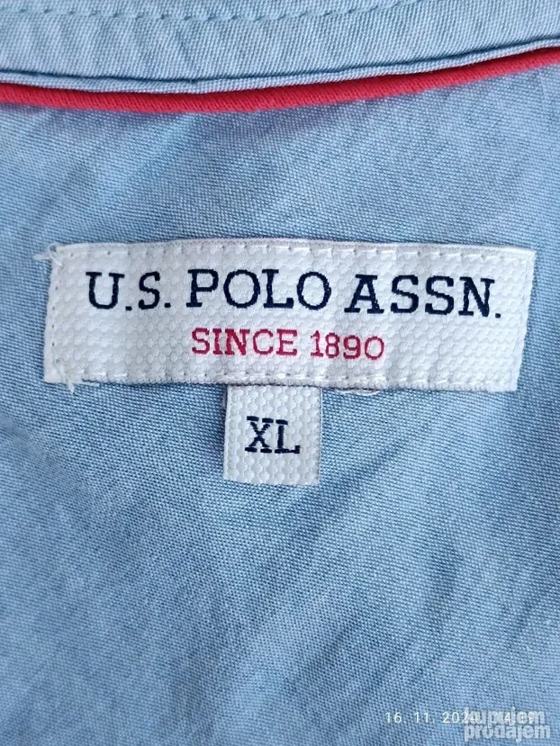 US POLO ASSN Ralph Lauren teget majica vel XL