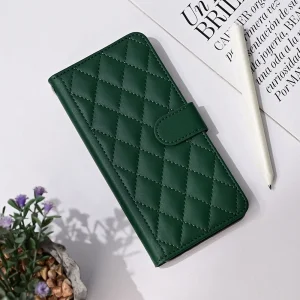 Torbica Wallet Romb za Honor X6b zelena