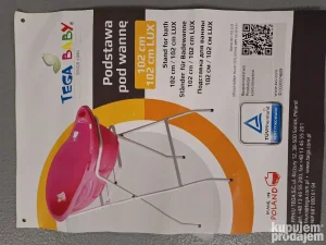 Tega beby metalni stalak za kadicu