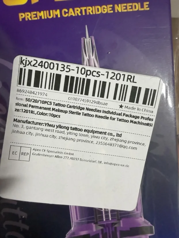 Tattoo cartridge igle 1201RL 10 kom OFEYLE Novo