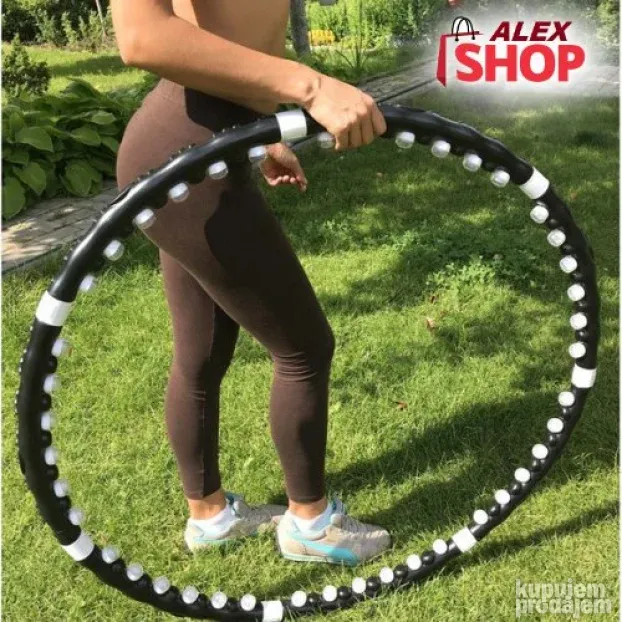 Hula hop magnetni obruč za vežbanje i masažu