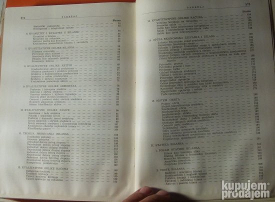 Teorija i analiza bilansa