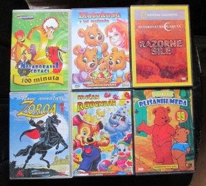 Dečji filmovi razni 390din kom
