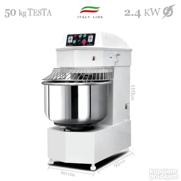 Mikser za testo - 20kg testa Italy Line PIN.32