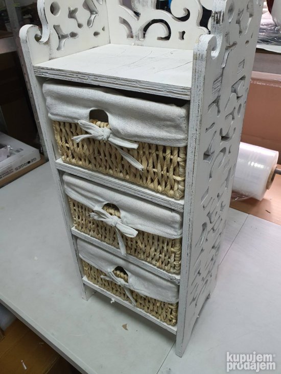 Retro Nocni Ormaric- Komoda 28.5x22x78cm - Rebecca