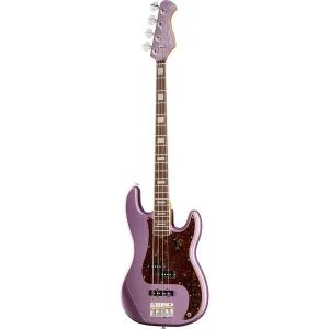 Harley Benton MV-4PJ Burgundy Mist Bass Gitara
