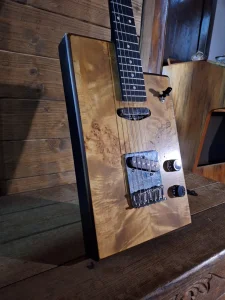 Hand Made Cigar Box Telecaster Electric Guitar - ZAMENA