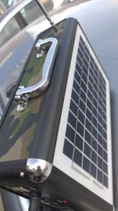 Solarni zvucnik FM+MP3 Zvucnik solarni prenosivi zvucnik