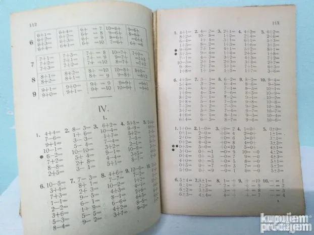 Stari dopunski časopis za matematiku ,za učitelje iz 1925