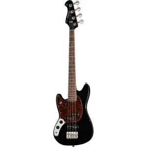 Harley Benton MV-4MSB LH Black Bass Gitara