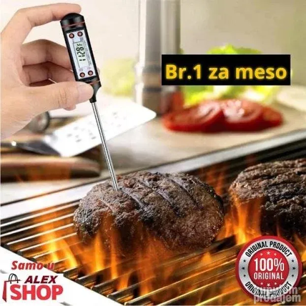 Profi Digitalni termometar za meso i tečnosti