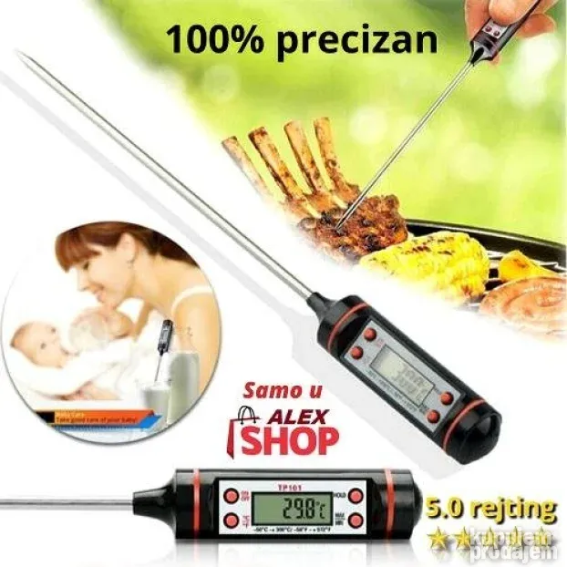 Profi Digitalni termometar za meso i tečnosti