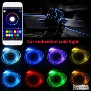 Ambijent svetlo za auto 12V LED trake za auto RGB traka