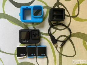 GoPro 9 + 3 baterije i dupli punjač