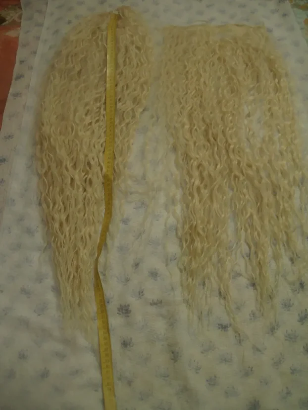 Perika, brada, naočari i rukavice za maskembal