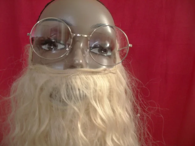 Perika, brada, naočari i rukavice za maskembal