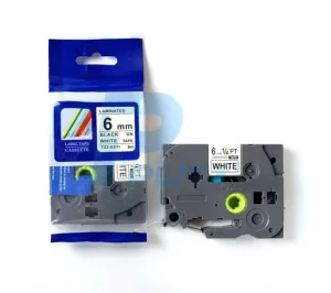 Kompatibilna Brother TZe-S211 Traka 6mm Crno na Belo