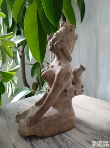 Majanka sa detetom, terakota, Meksiko