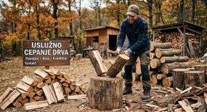 Uslužno cepanje drva Niš