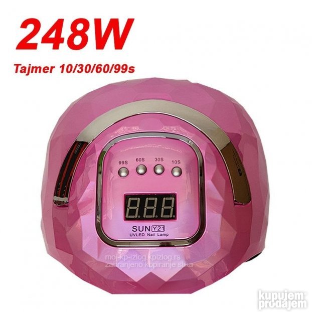 UV lampa UV LED Lampa za nokte SUN Y21 248W Tajmer NOVO