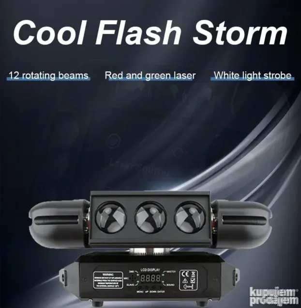 LED ROTO GLAVA RGB roto glava laser roto glava