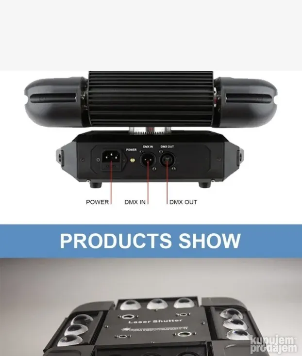 LED ROTO GLAVA RGB roto glava laser roto glava