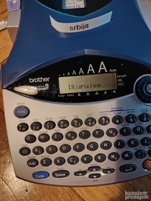 Brother P touch 1850 stampac