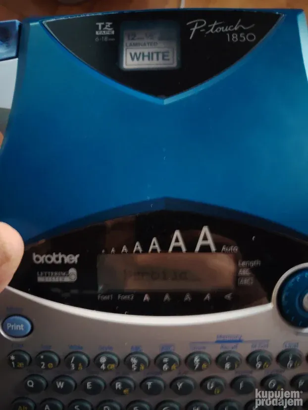 Brother P touch 1850 stampac