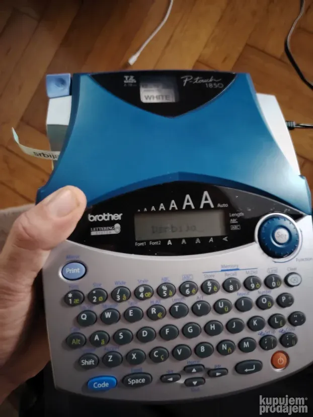 Brother P touch 1850 stampac