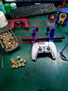Servis, PS4 i PS5 džojstika kontrolera original delovi.