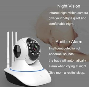 BEBI ALARM baby bezicna kamera za nadzor decje sobe ip ptz