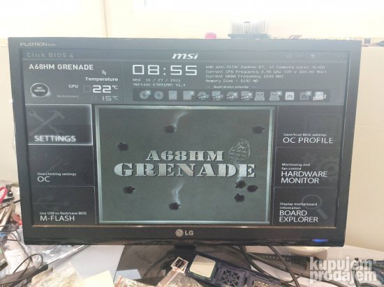 MSI A68HM Grenade Soket FM2+