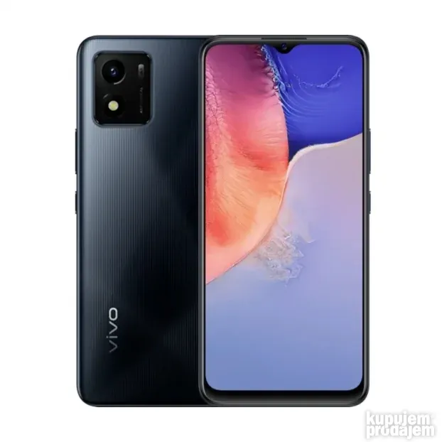 Vivo Y01 3/32GB ELEGANT Black - NOVO GARANCIJA