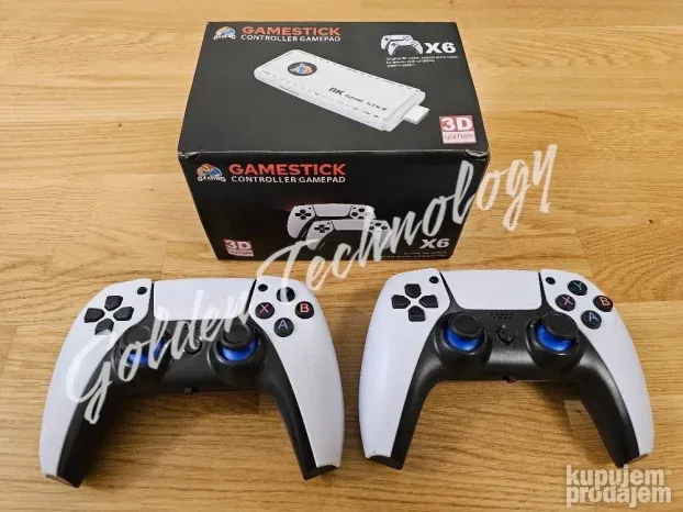 Game stick X6 retro konzola sega retro igrice 40000 + POKLON