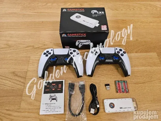 Game stick X6 retro konzola sega retro igrice 40000 + POKLON