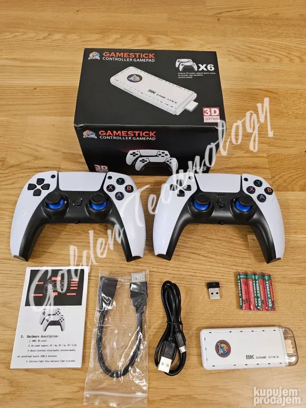 Game stick X6 retro konzola sega retro igrice 40000 + POKLON