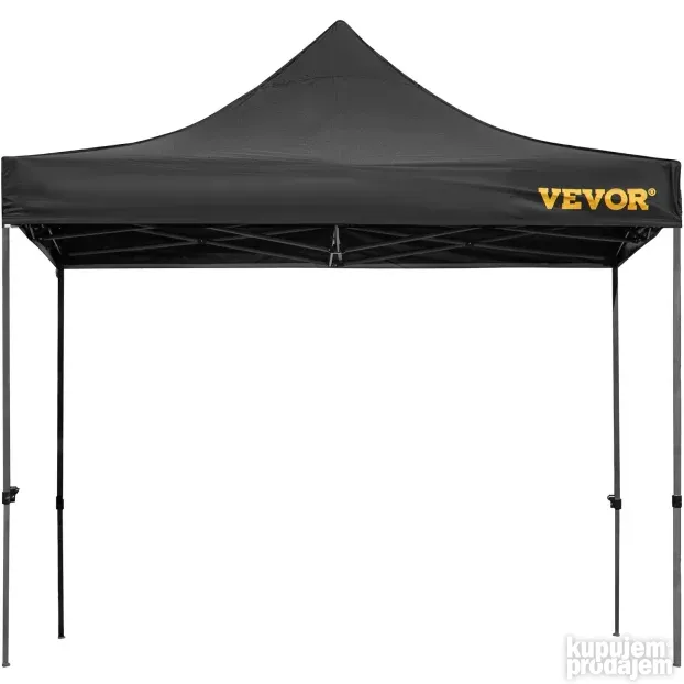 VEVOR 3 x 3 m Pop Up Šator crni